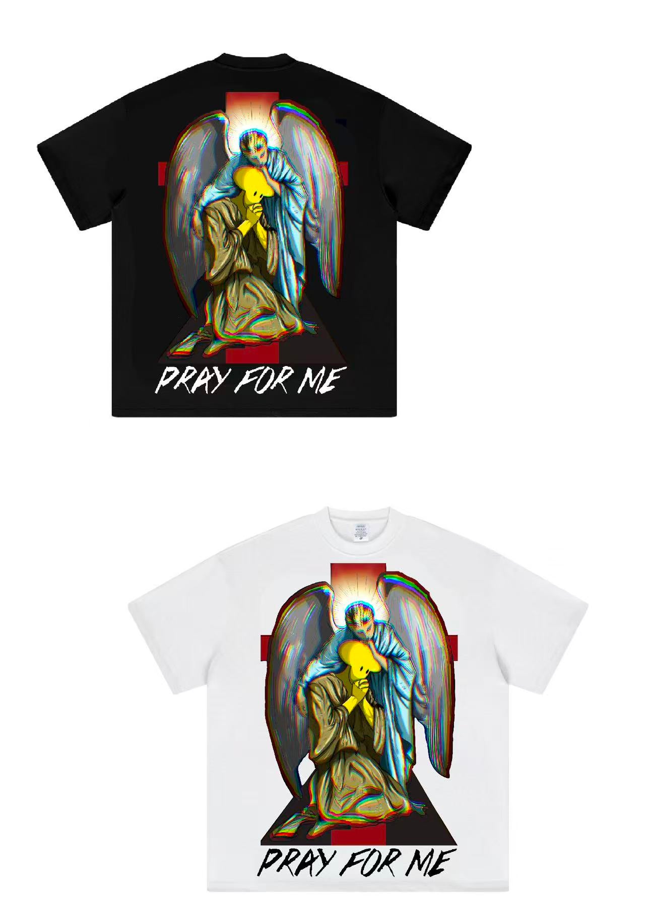 Summer short-sleeved shirts(Pray)